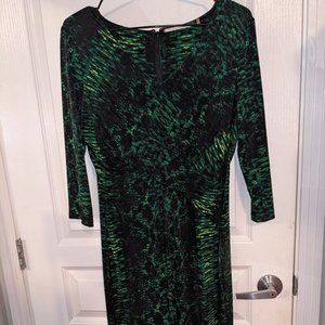 Forest Green Knit Sheath Dress